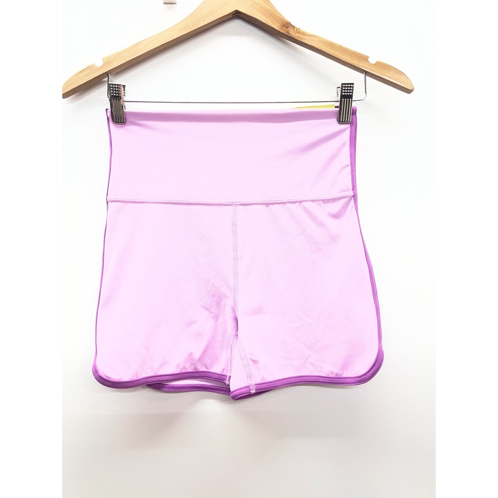 All in Motion Everyday Soft Ultra High Rise 4" Inseam‎ Shorts Purple Small NWT
